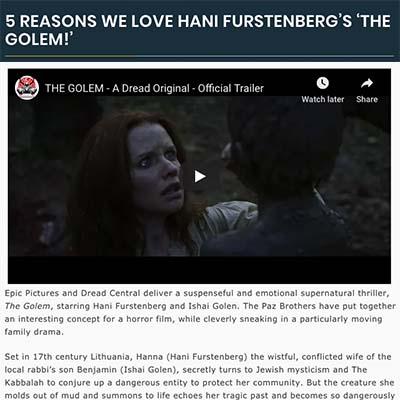 5 REASONS WE LOVE HANI FURSTENBERG’S ‘THE GOLEM!’